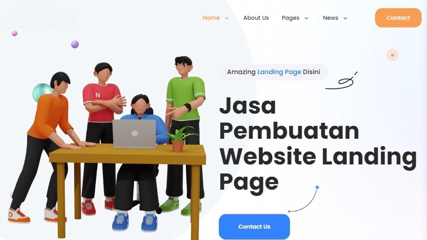 Jasa Lainnya di Web dan Pemrograman - Jasa Pembuatan Landing Page Konversi Tinggi untuk UMKM & Bisnis
