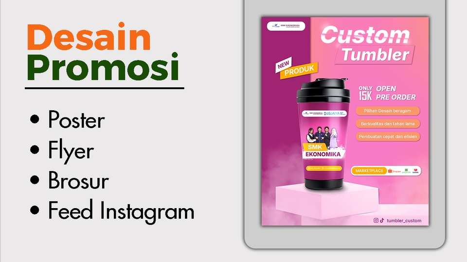 Infografis - Desain promosi, Poster, Flyer, Brosur, Feed Instagram - 6