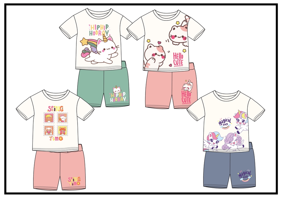 Desain Kaos & Motif - fashion design technical drawing 1 hari jadi - 7