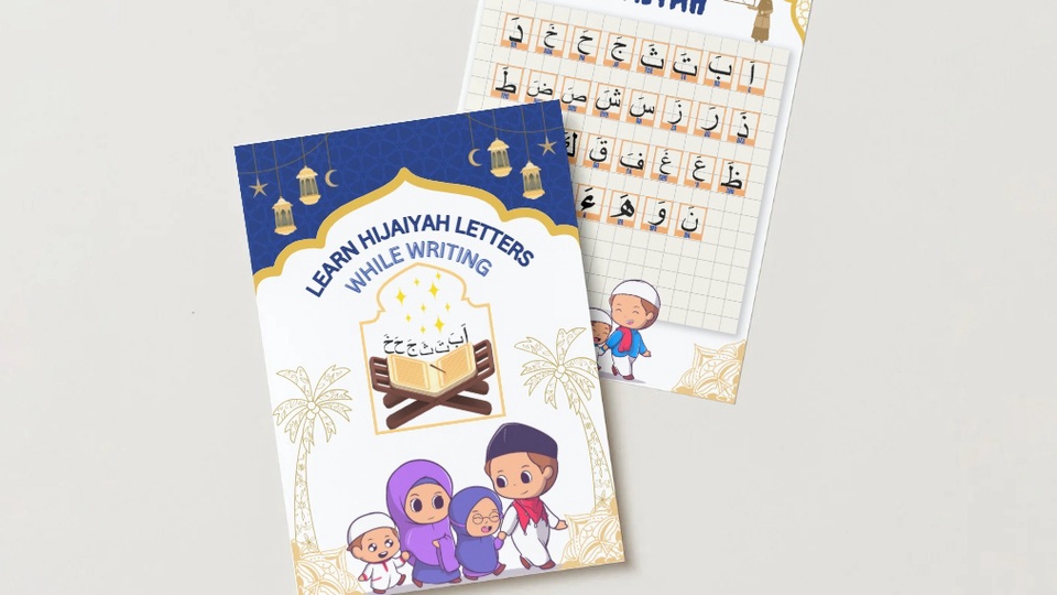 Jasa Desain Canva Profesional dan Kreatif untuk Segala Kebutuhan - Menerima jasa pembuatan buku belajar membaca Doa harian dan menulis Huruf Hijaiyah.