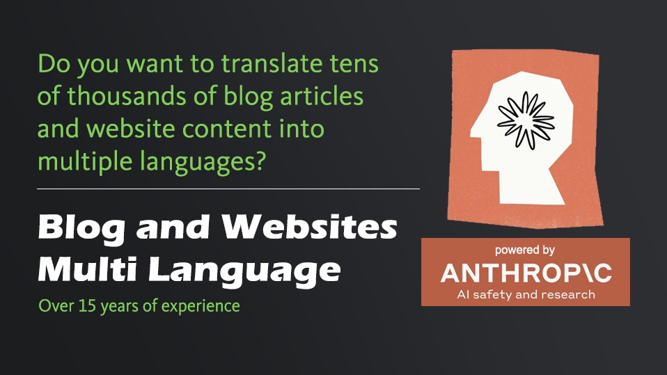 Jasa Terjemah 100 Content Isi Blog & Website Multi-Bahasa (support 50 Bahasa) dengan Claude AI - 