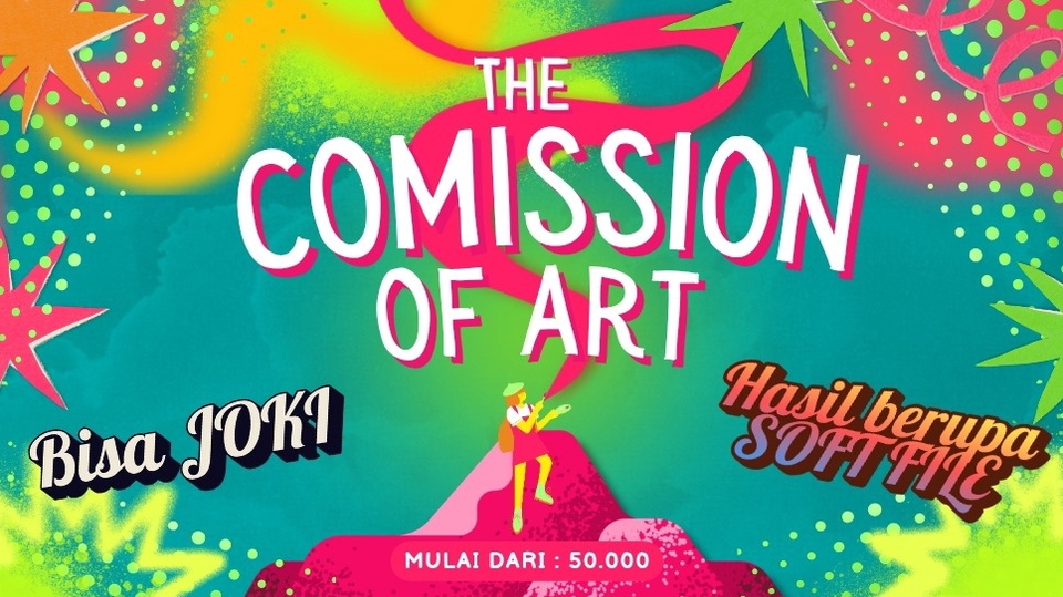 Jasa Pembuatan Fanart Karakter Favorit Anda - JASA COMISSION tradisional (soft file) 