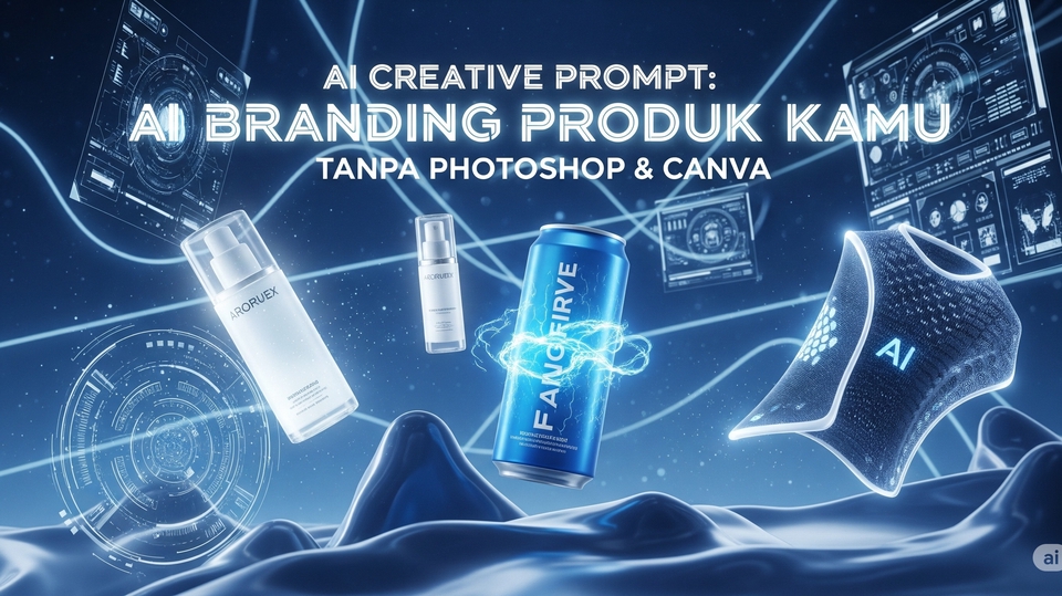 Jasa Edit Foto AI Profesional dan Kreatif untuk Berbagai Kebutuhan - AI Creative Prompt: Branding Produk Kamu Tanpa Photoshop & Canva