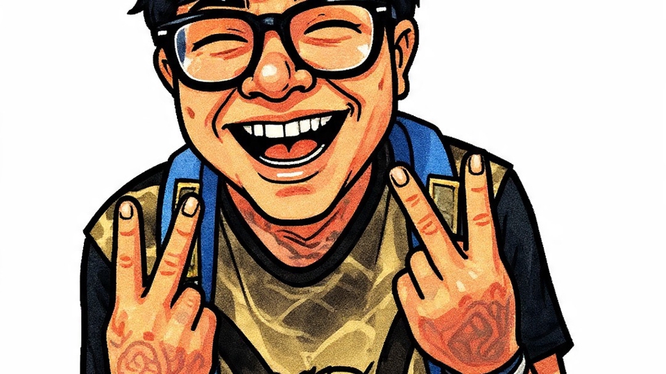 Kartun/Komik (Cartoon/Comic Style Digital Illustration) dengan pengaruh Urban atau Pop Art.