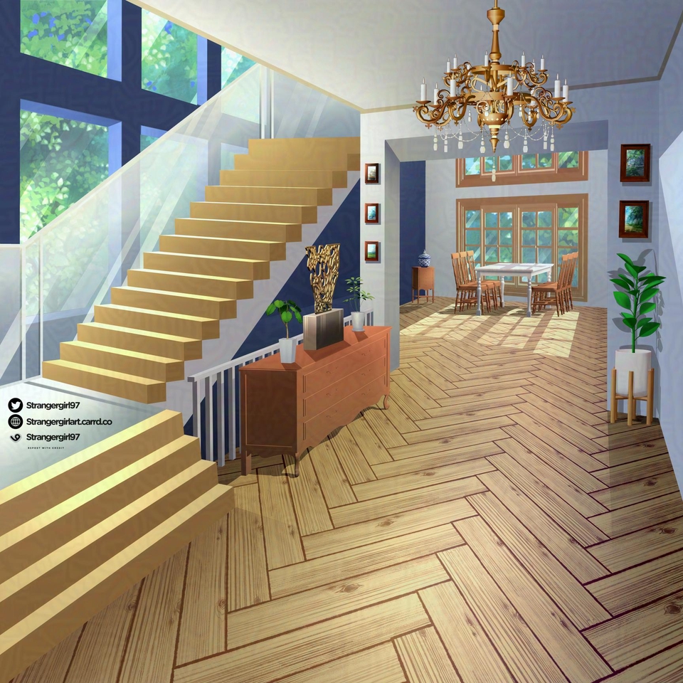 Gambar dan Ilustrasi - Background Anime Untuk Keperluan Streaming Dan Vtuber (Komersial) - 3