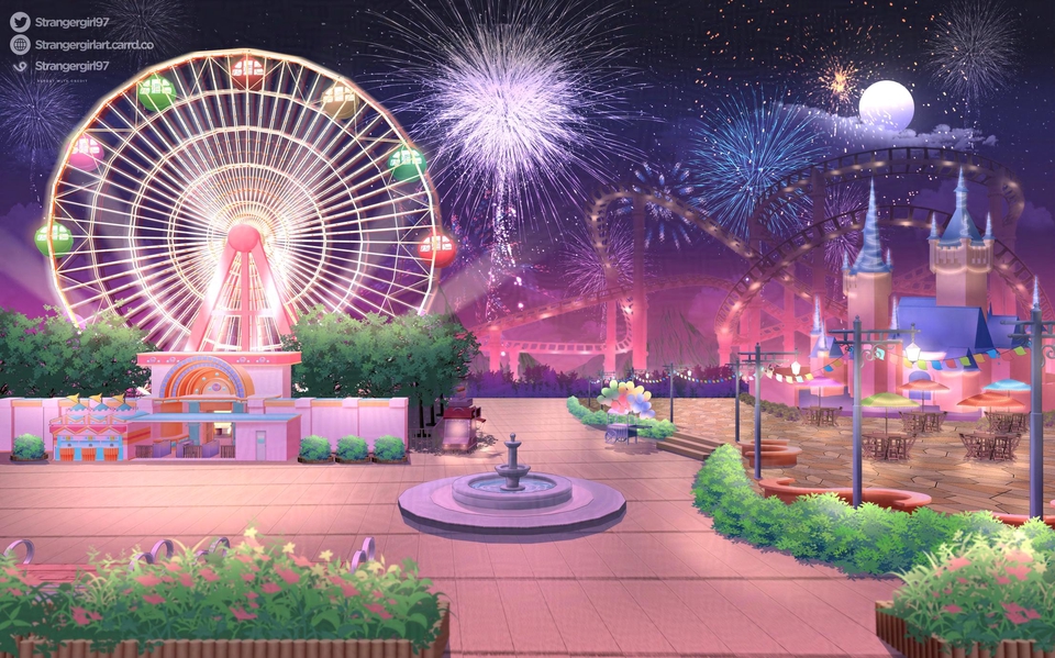 Gambar dan Ilustrasi - Background Anime Untuk Keperluan Streaming Dan Vtuber (Komersial) - 6