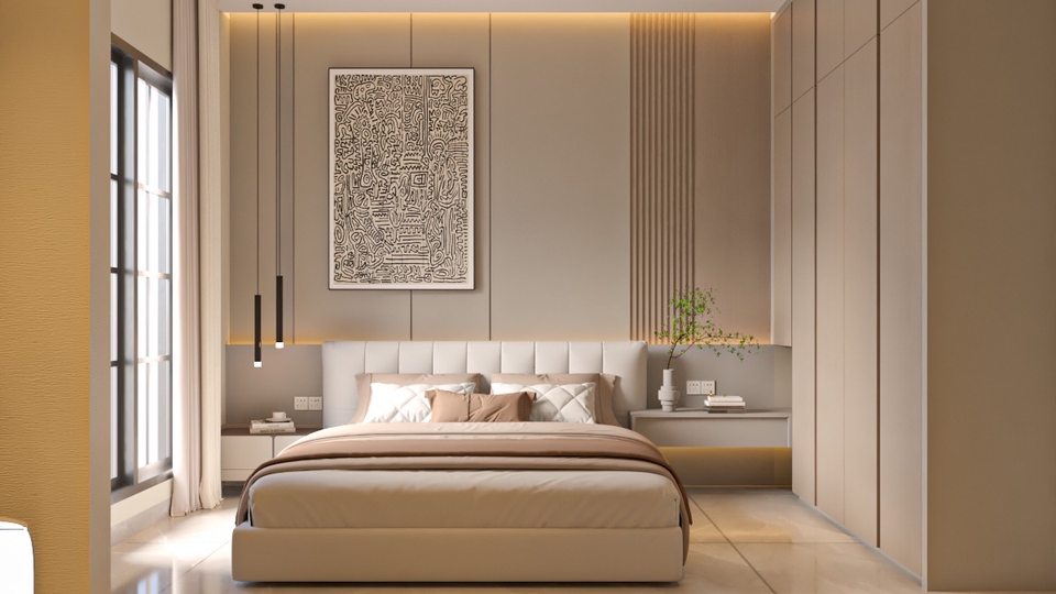 Modern Minimalist Bedroom Interior Design