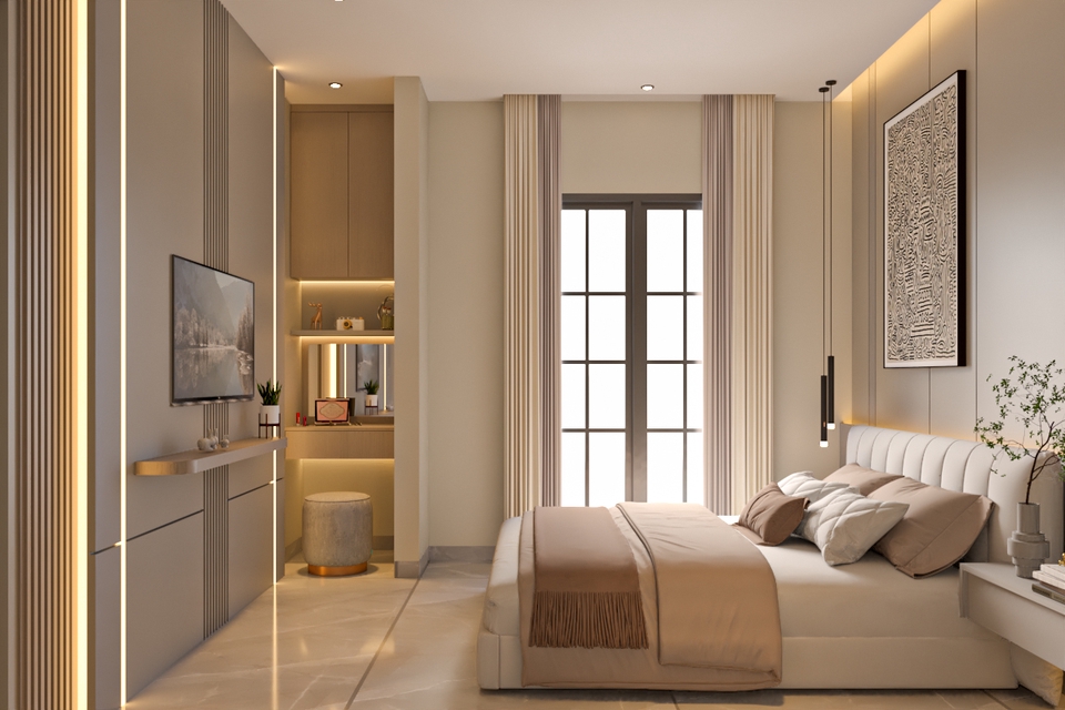 Interior - INTERIOR DESAIN KAMAR TIDUR - 4