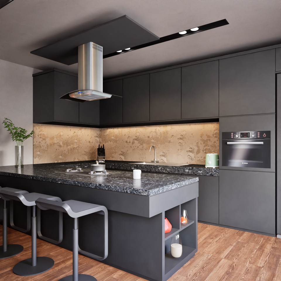 3D & Perspektif - Desain 3D modeling dan Rendering Visualisasi Arsitektur - 13