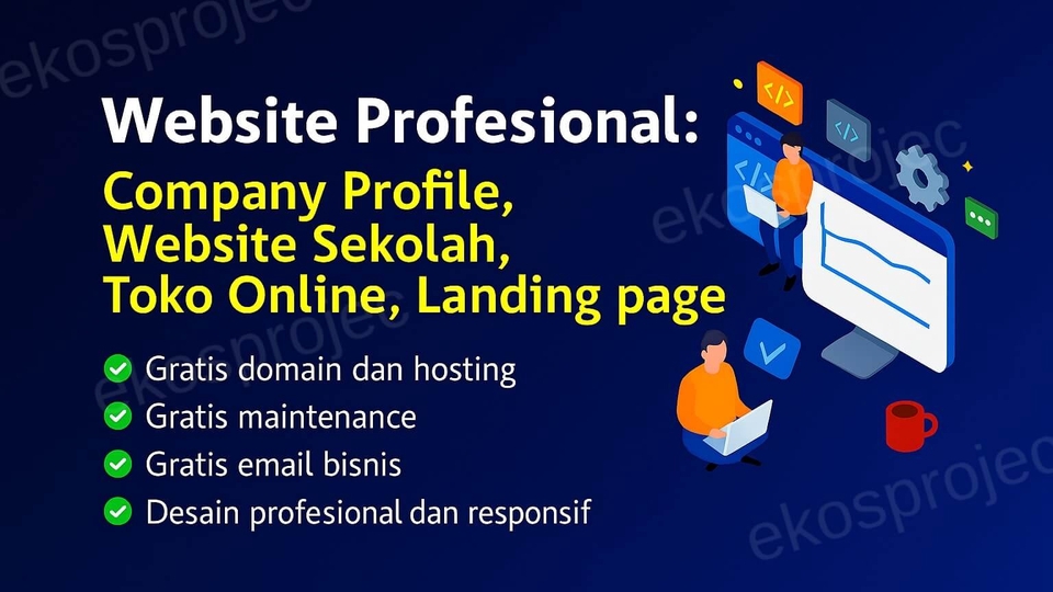 Website Profesional: Company Profile, Website Sekolah, Toko Online, Landing page