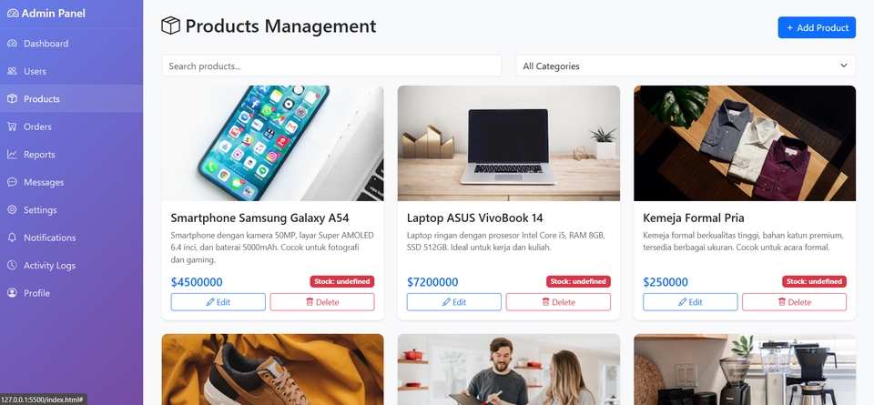 Web Development - Website Custom Bisnis | Toko Online, ERP, MLM, dll | Siap Online, Start 300K - 5