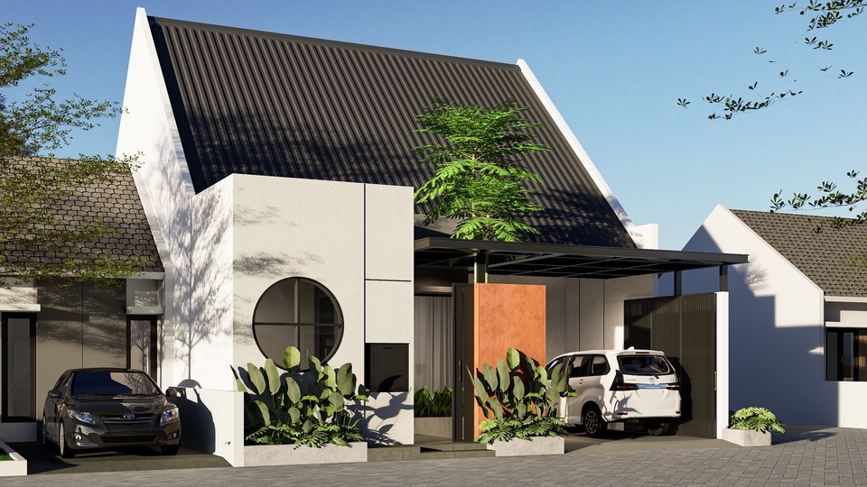 Desain & Detail Arsitektur 2D/3D Eksterior & Interior