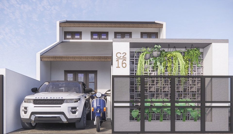 3D & Perspektif - Desain Arsitektur - Struktur - MEP - 6