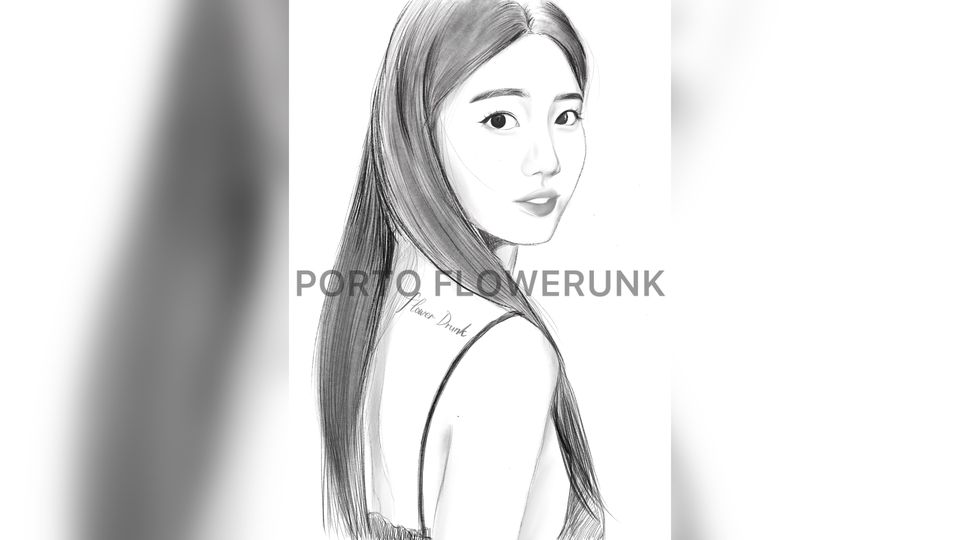 Gambar Potret - Gambar Potrait Wajah Digital - 3