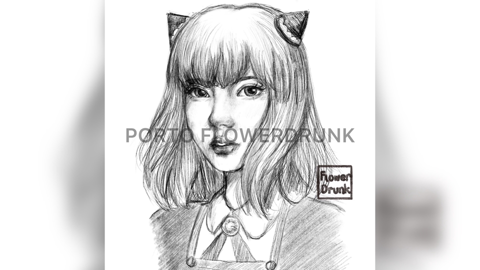 Gambar Potret - Gambar Potrait Wajah Digital - 4