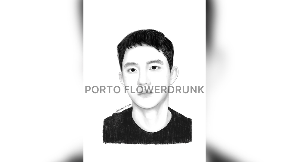 Gambar Potret - Gambar Potrait Wajah Digital - 2