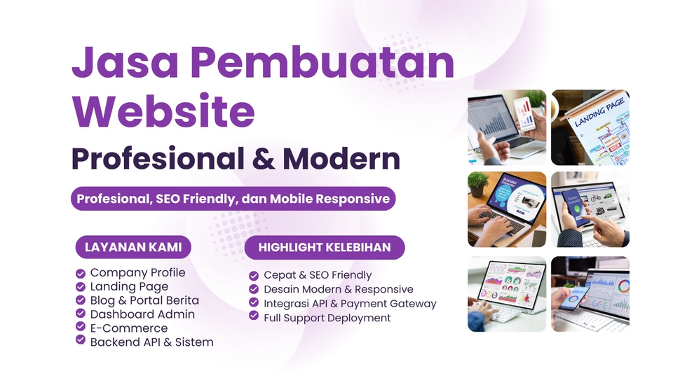Jasa Pembuatan Website Company Profile, Toko Online, & Landing Page – Modern & SEO Friendly