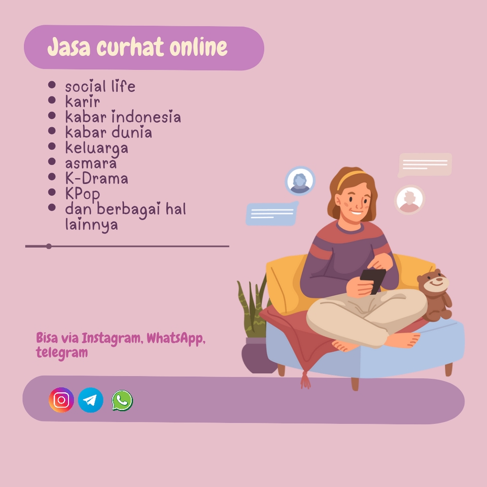 Pengembangan Diri - Jasa curhat online - 3