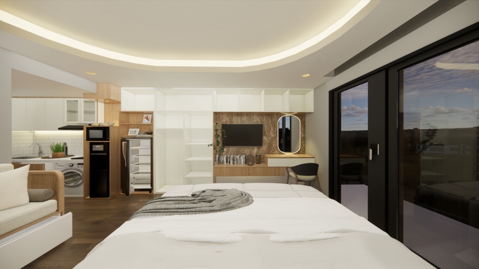 3D Model - Render Desain Interior 2D, 3D, dan Drafter - 6