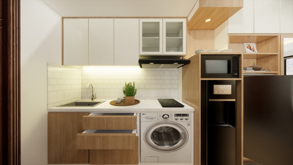 3D Model - Render Desain Interior 2D, 3D, dan Drafter - 7