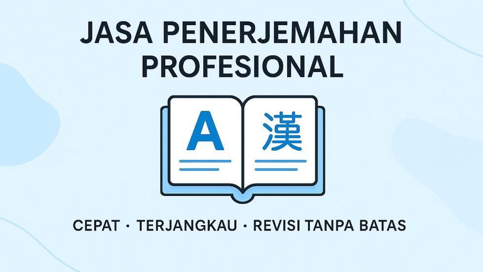 Butuh jasa penerjemahan yang cepat dan akurat? saya menawarkan layanan penerjemahan profesional 
