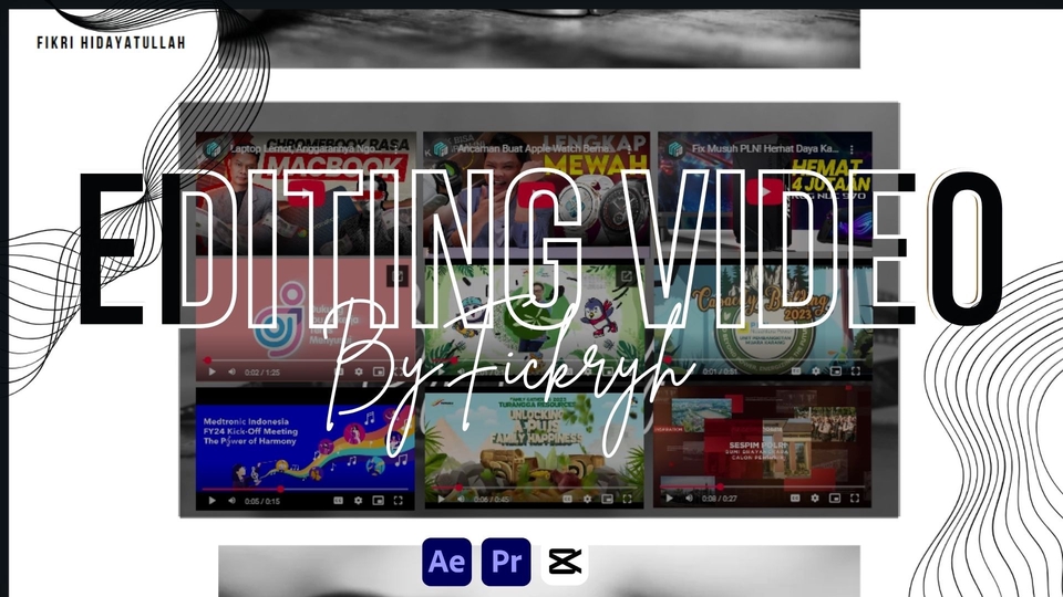 Spesialis dalam editing video YouTube, bumper, dan konten perusahaan.