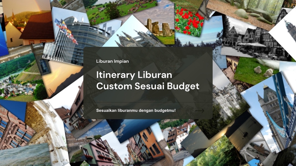 Jasa Desain Infografis Kreatif dan Berkualitas - Itinerary Liburan Custom Sesuai Budget: Domestik dan Luar Negeri