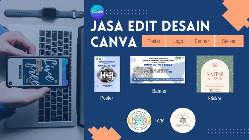 Jasa edit desain Canva profesional dengan hasil rapi, cepat, dan sesuai kebutuhan Anda.