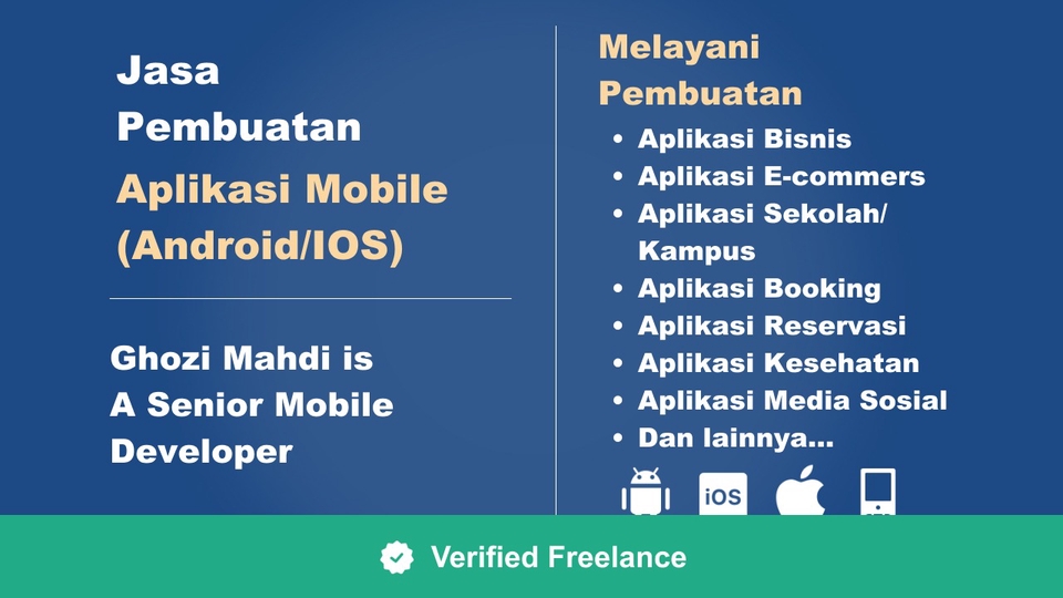 Jasa Pembuatan & Pengembangan Aplikasi iOS / iPhone - Jasa Buat Aplikasi Android/IOS