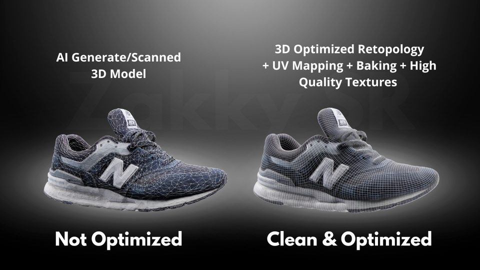 3D & Perspektif - Jasa Retopology dan UV Unwrap Model 3D menggunakan Software Blender 3D - 3