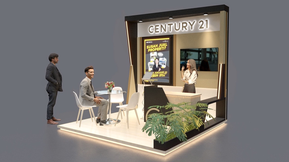 Desain Booth & Kios - 3D BOOTH EXHIBITION DESIGN: HIGH QUALITY, FAST DELIVERY, AND NEGOTIABLE RATES - 6