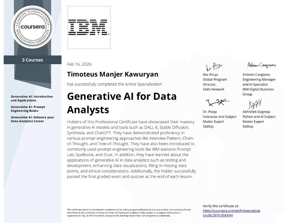 Kursus Data Analyst - Generative AI for Data Analyst - 5