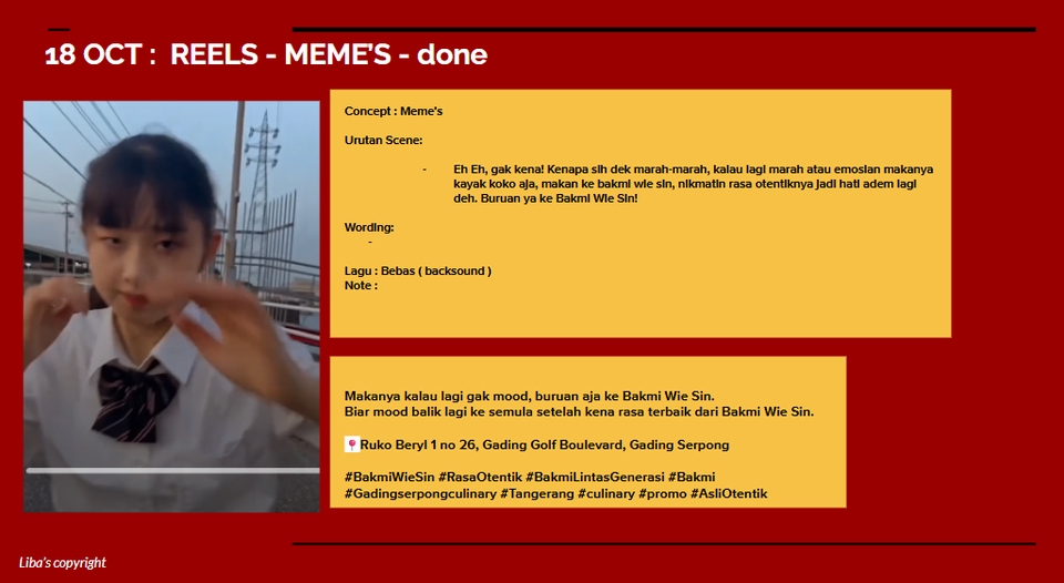 Social Media Management - Content Plan/ Editorial Plan - 3