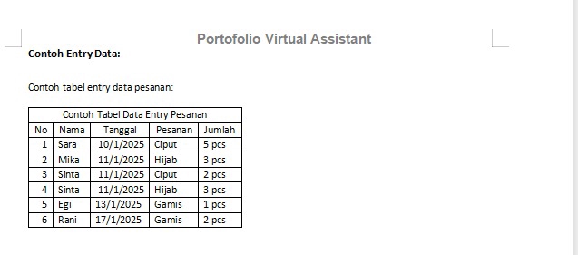 Sekretaris - Virtual Assistent Profesional | Bantu Admin, Data Entry, Pengelolaan Jadwal, & Dokumen - 2