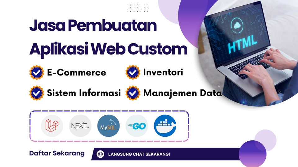 Jasa Pembuatan Website Perusahaan Berkualitas - Jasa Pembuatan Aplikasi Web Custom – Manajemen Data, E-commerce, Inventori, dll