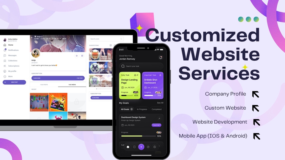 Jasa Pembuatan Website Terbaik dan Profesional - Jasa Pembuatan Website Custom Profesional