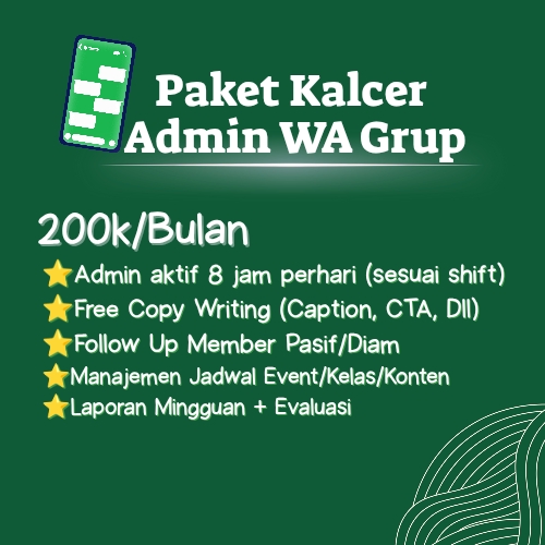 Admin Web & Page - Admin Grup WhatsApp (Webinar, E-commerce, Saluran) - 6
