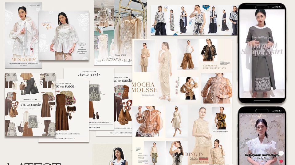 Grid Layout Planning
Post Aesthetic & Image Posts
Carousel Posts & Short Article
Reels & Thumbnails