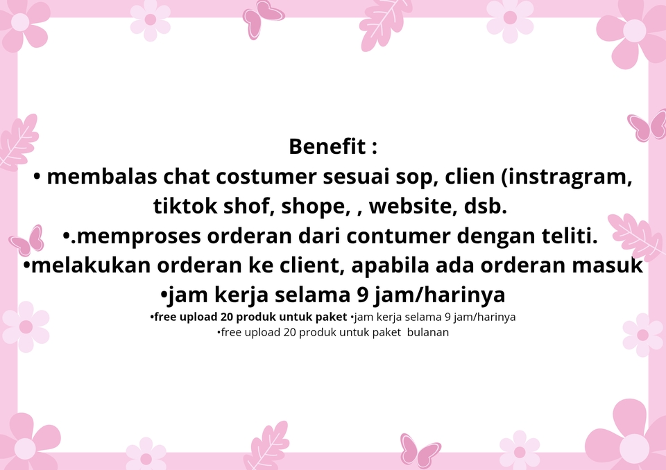 Update Produk Toko Online - Admind social media dan online shop - 2