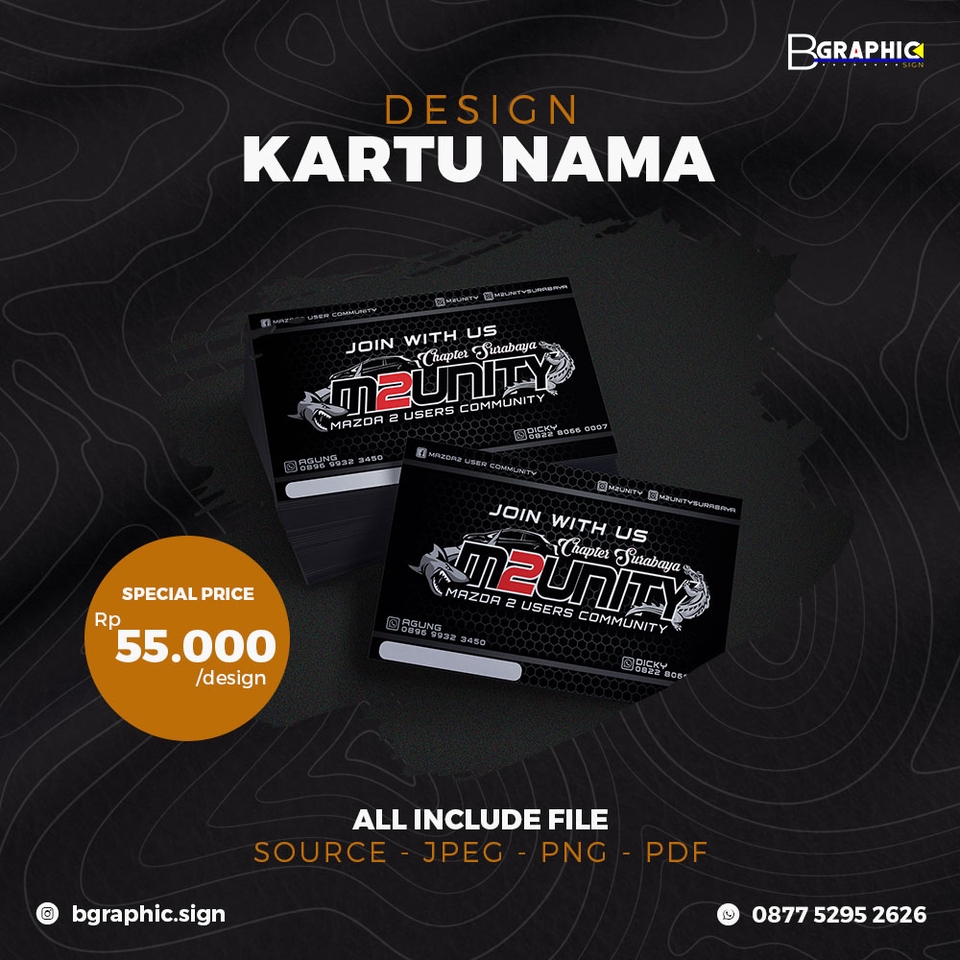 Digital Printing - Desain dan Cetak Kebutuhan Usaha (Banner, Kartu Nama, IG, Stiker, Nota, Seragam, dsb) - 5