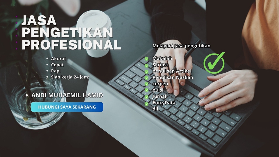 Butuh jasa ketik? Saya siap membantu sekarang!