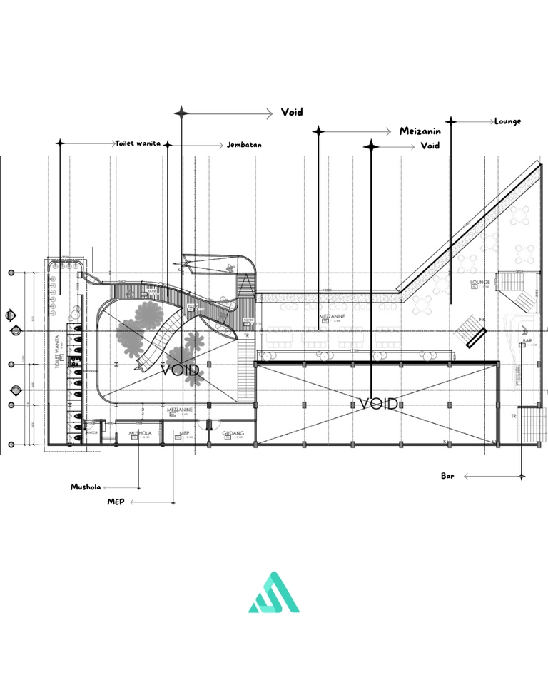 3D & Perspektif - Design 3D Glamping Konsep Etnik Tropikal - 3