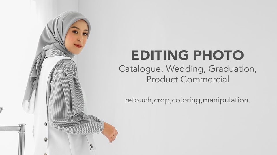 editing photo catalog wedding iklan product graduation crop retouch