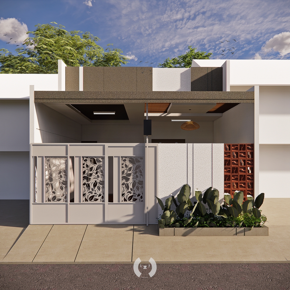 3D & Perspektif - Desain Rumah Pribadi dengan Konsep Sesuai Permintaan - 6