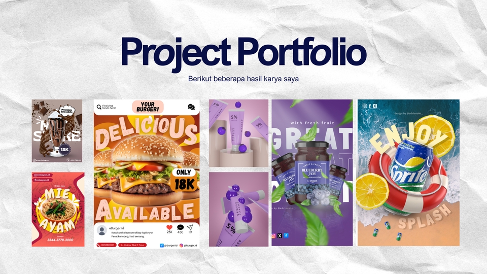 Digital Printing - Desain poster produk - 2