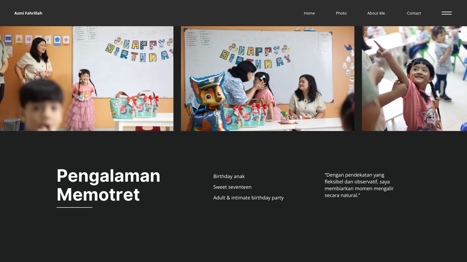 Fotografi - JASA FOTO ULANG TAHUN, FOTOGRAFER ULANG TAHUN, BIRTHDAY PHOTOGRAPHER JABODETABEK - 3