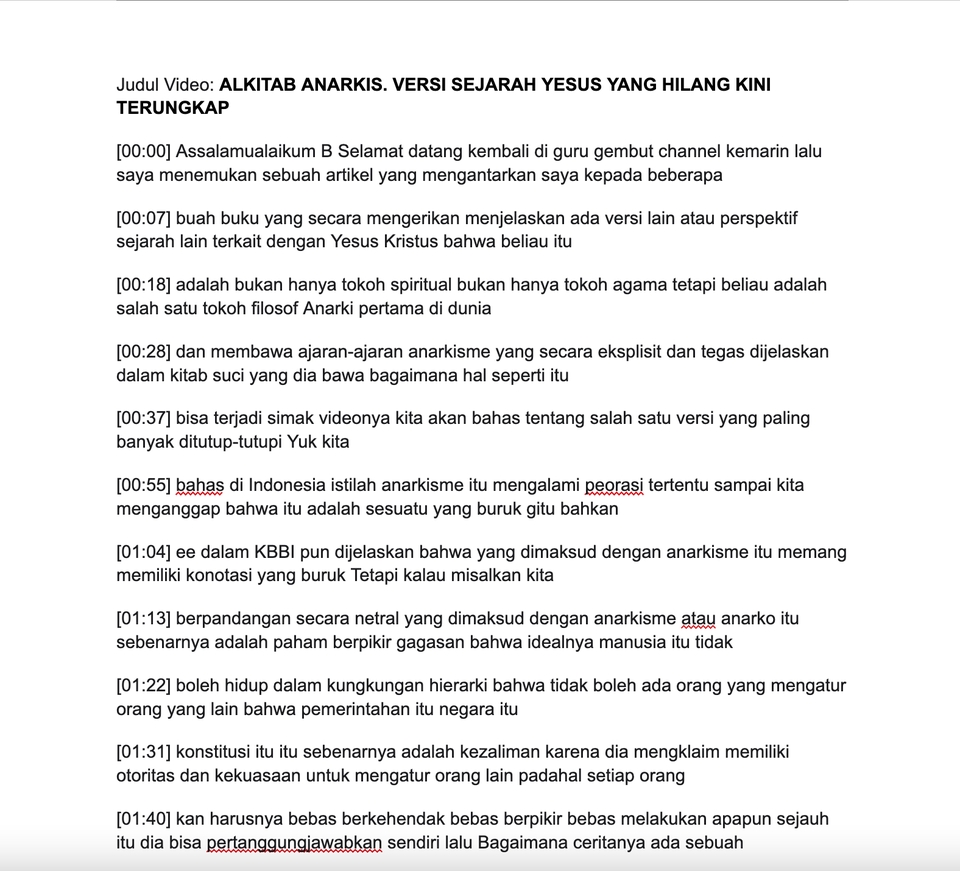 Transkripsi - Jasa Transkrip Wawancara, Video, Audio (Cepat dan Murah) - 3