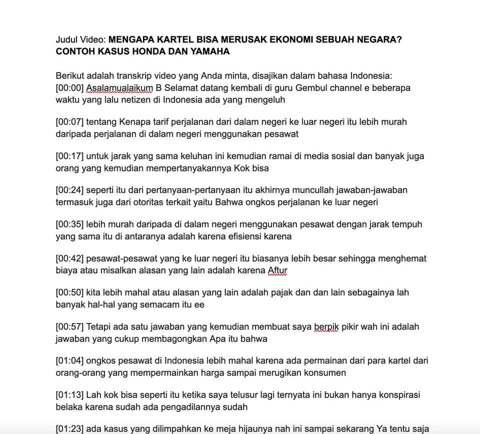 Transkripsi - Jasa Transkrip Wawancara, Video, Audio (Cepat dan Murah) - 2