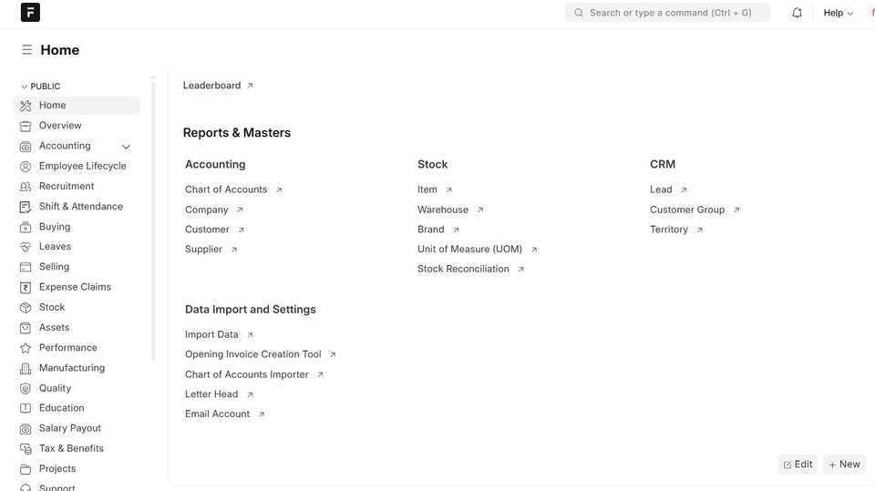 "Sewa ERPNext: Kelola keuangan, stok, produksi & SDM lebih mudah dalam 1 sistem."