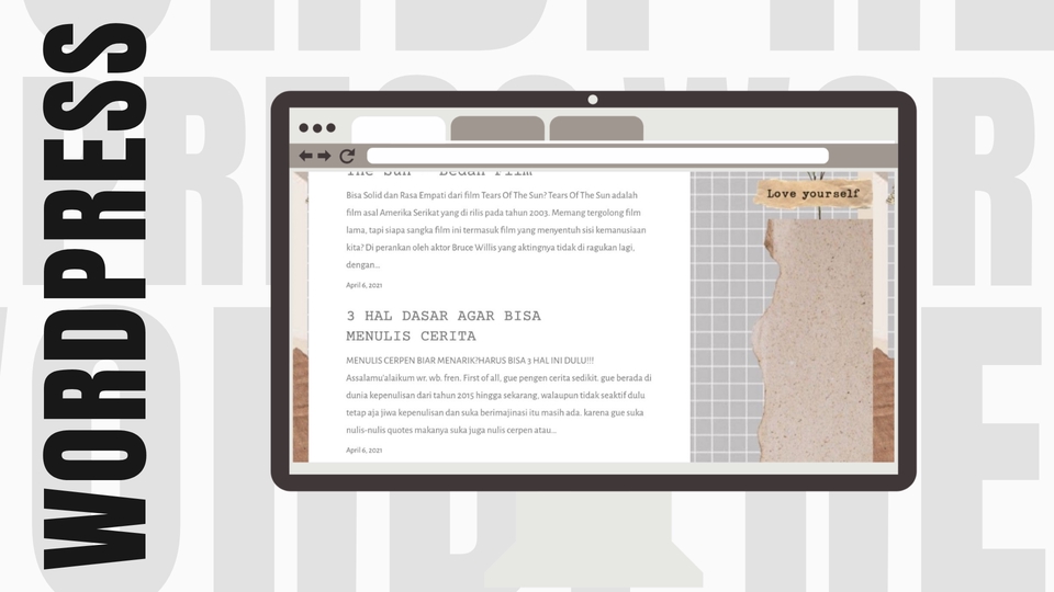 Penulisan Konten - Jasa Penulisan : Cerpen, Puisi, Artikel, Copywriting, Konten, Caption, Website dll - 5